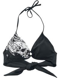 Rock Rebel by EMP Bikinitop - Mix And Match - S till XXL - Damer - sort