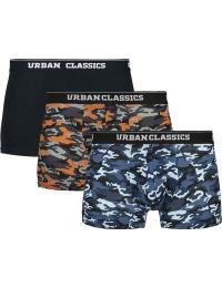 Urban Classics Boksershorts, sæt - Boxer Short 3-Pack - M - Herrer - sort-kamouflage