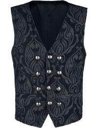Poizen Industries Vest - Atticus - S till XXL - Herrer - sort