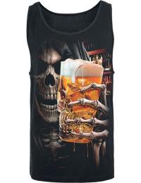 Spiral Tanktop - Live Loud - S till XXL - Herrer - sort