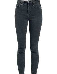 Noisy May Jeans - NMCallie HW Skinny Jeans - W25L30 till W33L34 - Damer - mørk grå