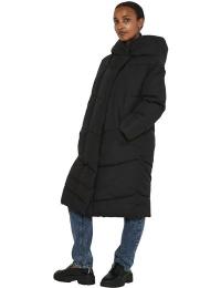 Noisy May Vinterfrakke - Tally Long - XS till XL - Damer - sort