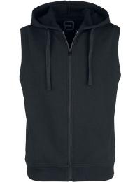RED by EMP Vest - Black Sweat Vest with Hood - M till 5XL - Herrer - sort