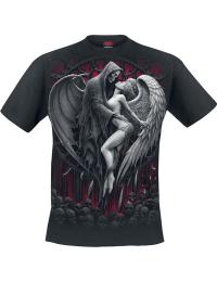 Spiral T-shirt - Forbidden - S till XXL - Herrer - sort