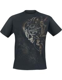 Spiral T-shirt - Diesel Punk - M till 4XL - Herrer - sort
