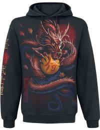 Spiral Hættetrøje - Samurai - S till XL - Herrer - sort