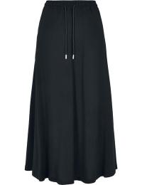 Urban Classics Lang nederdel - Ladies' Viscose Midi Skirt - XS till 4XL - Damer - sort