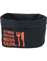 Rammstein Opbevaringsboks - Etwas Kultur muss sein. - Brotkorb - Ingen - sort-orange
