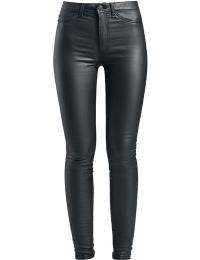 Noisy May Jeans - Callie High Waist Skinny Coated - XS till XXL - Damer - sort