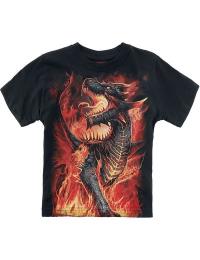 Spiral T-shirt til børn - Baby- & børnetøj - Børn - Draconis - drenge - sort