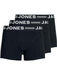 Jack & Jones Boksershorts - SENSE BOKSERSHORTS 3-PAK - S till XXL - Herrer - sort