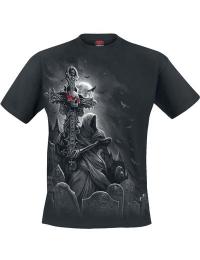 Spiral T-shirt - Grave Walker - S till XXL - Herrer - sort