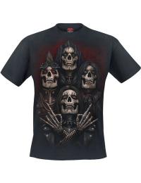 Spiral T-shirt - FACES OF GOTH - S till M - Herrer - sort