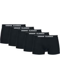 Urban Classics Boksershorts - Økologiske Boxershorts 5-pak - S till 3XL - Herrer - sort