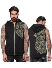 Outer Vision Vest - Ursus tattoo sleeveless - S till 4XL - Herrer - sort