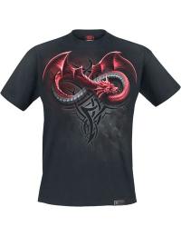Spiral T-shirt - Infinity Dragons - S till XXL - Herrer - sort