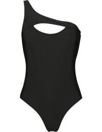 Black Premium by EMP Badedragt - Asymmetric Swimsuit - S till M - Damer - sort