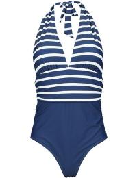 Rock Rebel by EMP Badedragt - Retro Neckholder Swim Suit - S - Damer - navy