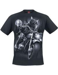 Spiral T-shirt - Nine Lives - S till 4XL - Herrer - sort