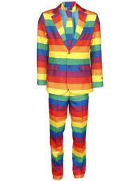 Suitmeister - Fun Kostume - Rainbow - Herrer - Standard