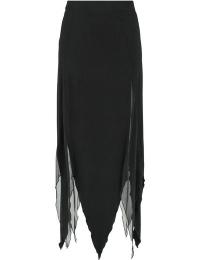 KIHILIST by KILLSTAR Mellemlang nederdel - The Grimmer The Better Midi Skirt - XS till 4XL - Damer - sort
