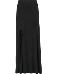 KIHILIST by KILLSTAR Lang nederdel - Secretly Weep Maxi Skirt - XS till 4XL - Damer - sort