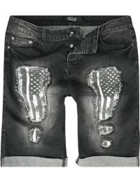 Rock Rebel by EMP Shorts - Walk With Me In Hell - 30 till 33 - Herrer - sort
