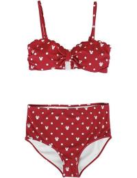 Mickey & Minnie Mouse - Disney Bikinisæt - Dots - S till XXL - Damer - multifarvet