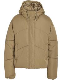 Noisy May Vinterjakke - NMTenna L/S Short Jacket NOOS - XS till L - Damer - beige