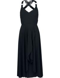 Ocultica Mellemlang kjole - Gothic - XS till XL - Damer - sort