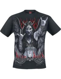 Spiral T-shirt - Rock Loud - S till 4XL - Herrer - sort