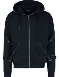 Heartless Hættetrøje med lynlås - Cosmo Hood - S till 4XL - Herrer - sort