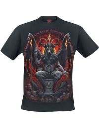 Spiral T-shirt - Baphomet - S till XXL - Herrer - sort