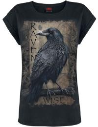 Spiral T-shirt - Raven Wise - S till XXL - Damer - sort