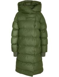 Noisy May Vinterjakke - NMSKY L/S LONG COATED JACKET NOOS - XS till M - Damer - grøn