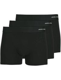 Jack & Jones Boksershorts - JACBASIC BAMBOO TRUNKS 3 PACK NOOS - S till XXL - Herrer - sort