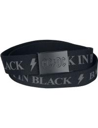 AC/DC Bælte - Logo - Unisex - sort