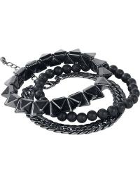 Black Premium by EMP Armbåndsæt - Stud Mix - Unisex - sort