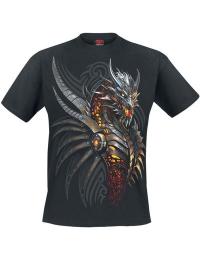 Spiral T-shirt - Razor Back - M till 4XL - Herrer - sort