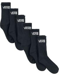 Vans Sokker - Classic Crew ROX (6-pak) - S till XL - Herrer - sort