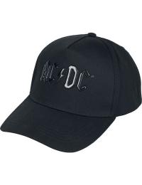 AC/DC Cap - Shiny Black Logo - Unisex - sort