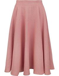 Banned Retro Mellemlang nederdel - Cary Texture Skirt - XS till XXL - Damer - lys pink