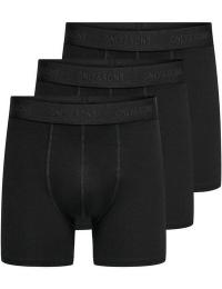 ONLY and SONS Boksershorts - ONSFITZ SOLIDE BOKSER 3-PAK NOOS - S till XXL - Herrer - sort