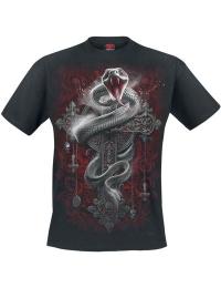 Spiral T-shirt - Gothic Serpent - S till 4XL - Herrer - sort