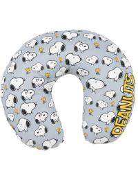 Peanuts Puder - Snoopy & Woodstock - Ingen - grå-hvid