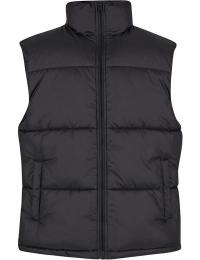 Urban Classics Vest - Basic Puffer Vest - M - Herrer - sort