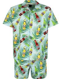 Suitmeister - Fun Kostume - Tropical Beers Blue - Herrer - multifarvet