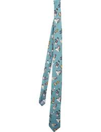 Fun & Lifestyle - Fun Slips - Pimmel-Krawatte - Unisex - blå-grå
