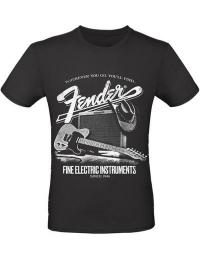 Fender T-shirt - Amplifier - S till 3XL - Herrer - sort