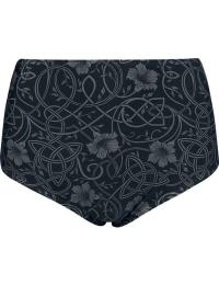 Black Premium by EMP Bikinitrusser - Rooted in Reverence høj-talje bikinitrusser - S till XXL - Damer - sort